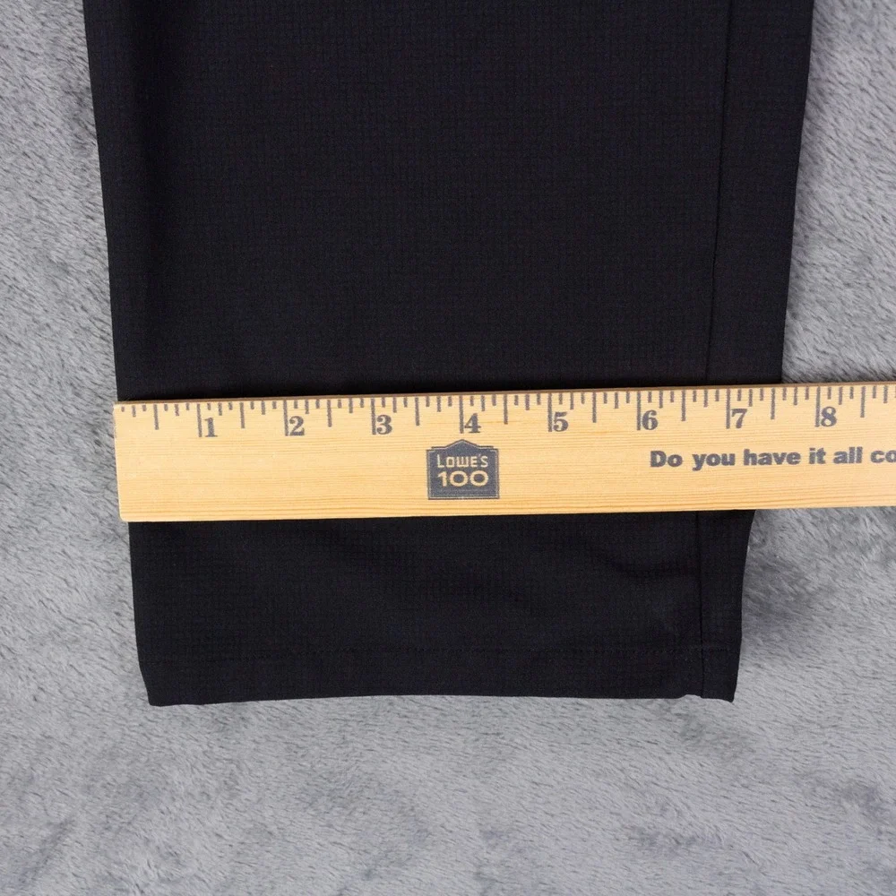 Travis Mathew Golf Pants Mens 38 Black Poly Spandex Performance Stretch